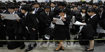Hơn 80% sinh viên Nhật Bản sắp tốt nghiệp đã được mời làm việc